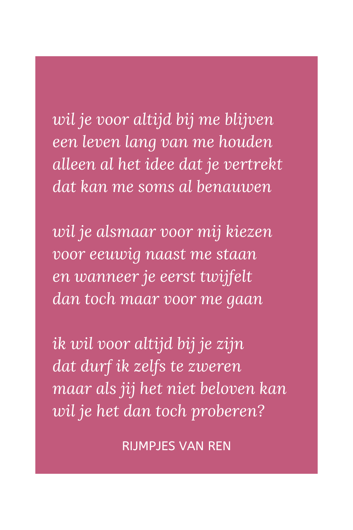 print - 'proberen'