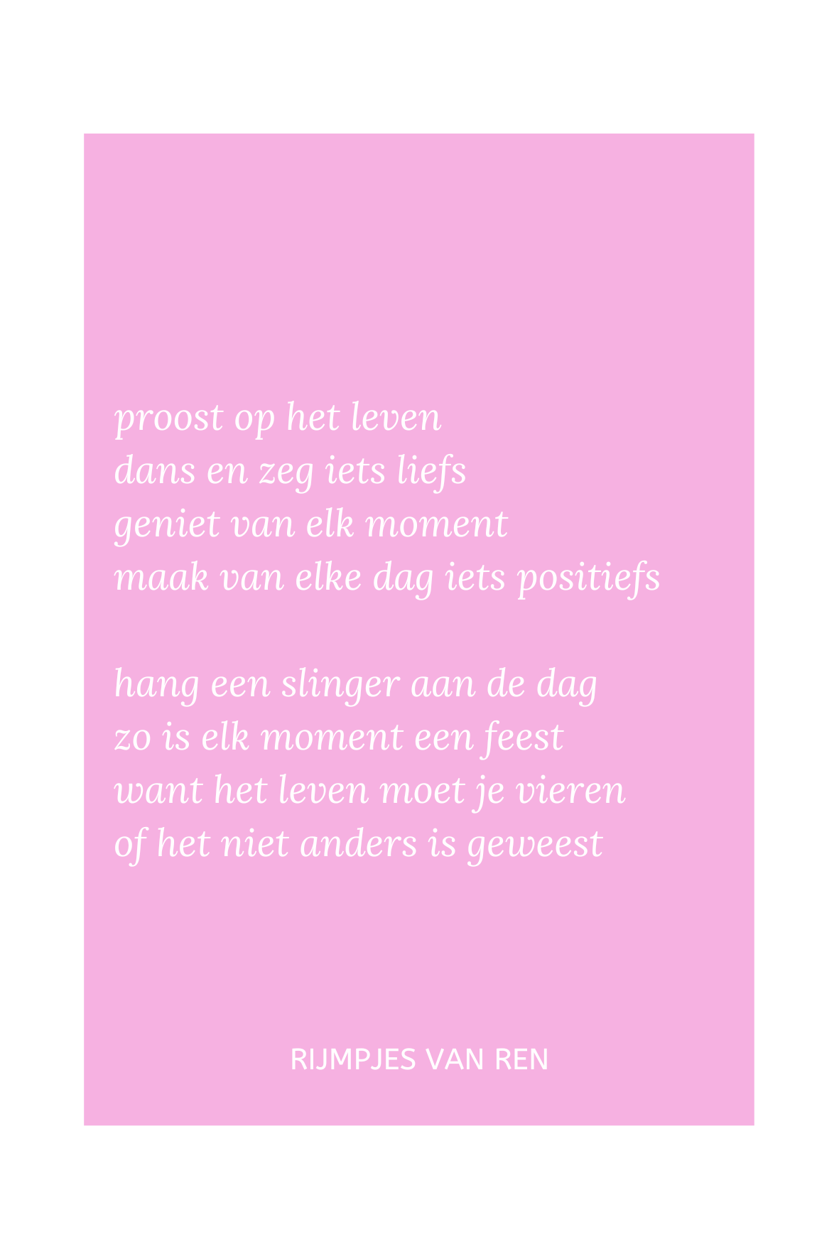 print - 'proost'
