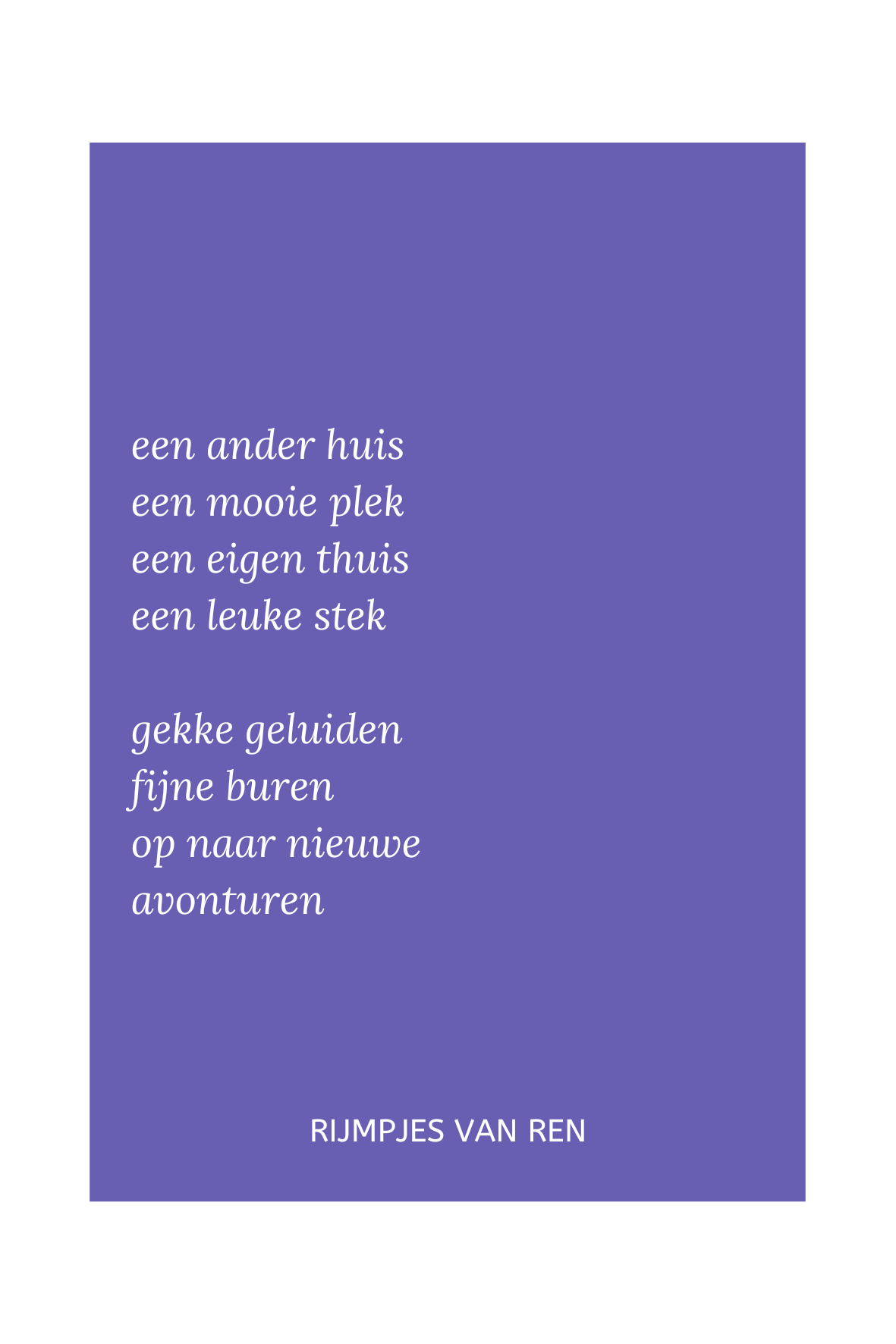 print - 'thuis'