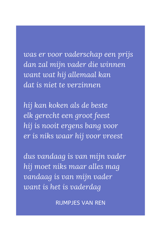 print - 'vaderdag'