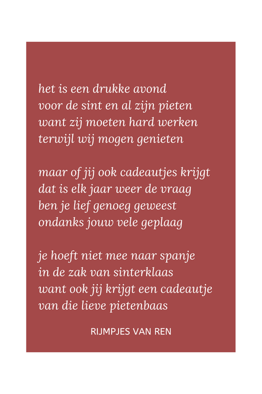 print - 'sinterklaas'