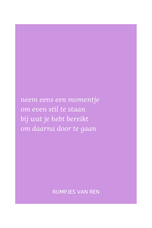 print - 'momentje'
