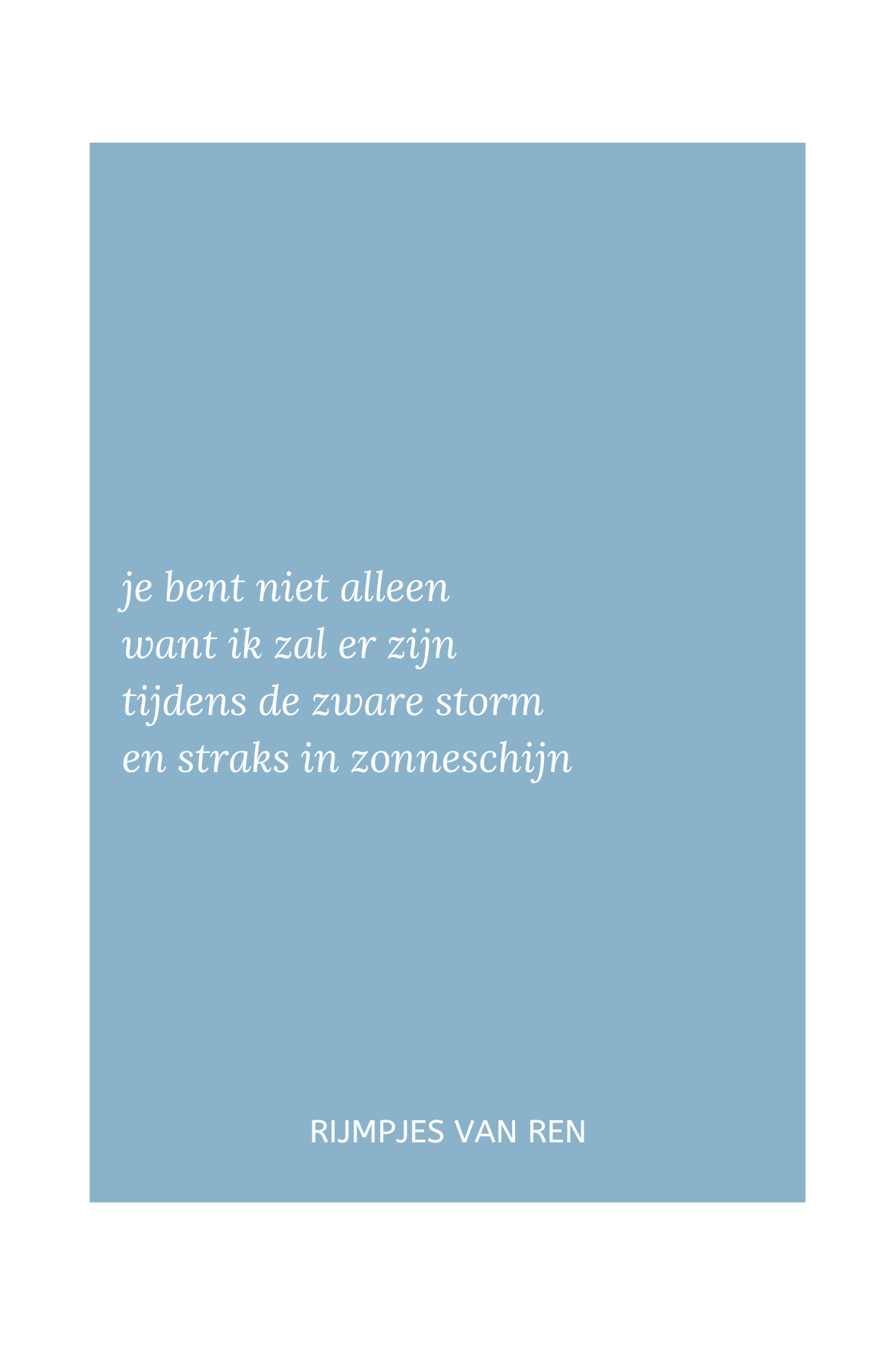 print - 'zonneschijn'